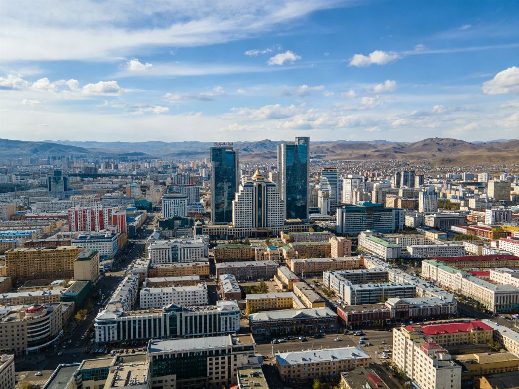乌兰巴托城市全景